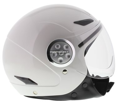 MT kinder retro helm Urban wit